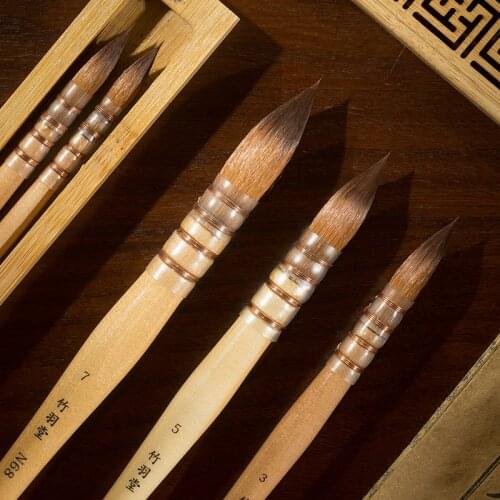 ZY TANG N68 Round,high quality nylon hair (synthetic) watercolor brush & Acrylic brush,paint brushes,artistic pen,art painting