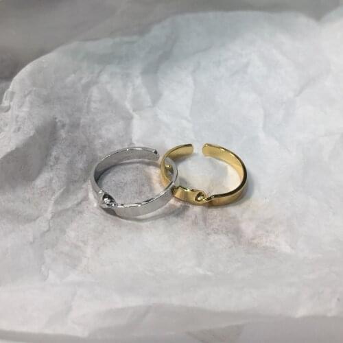 MOREDEAR 18KGP Fashion Adjustable Size Ring For Women Pendant Ring 1Pcs