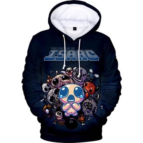 The Binding of Isaac 3D Fashion Fall Winer Suit Hoodies Sportswear Hooded Youthful Hip hop Punk Women/Men The hooded