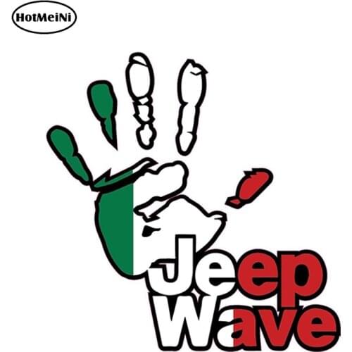 HotMeiNi 12cm x 12cm Italian Italy Flag Decal Sticker Funny Car Stickers Auto Decals Motor Car Accessories