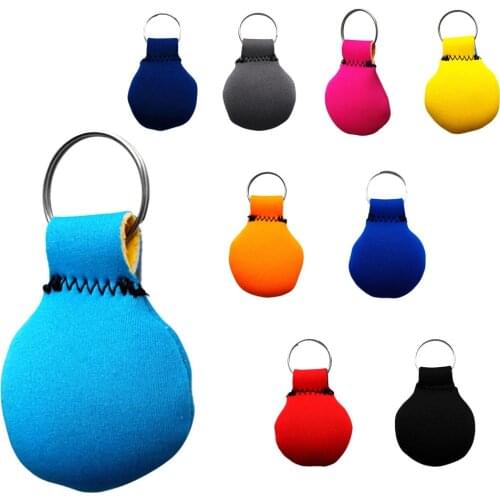 Neoprene Floating Keychain + Stainless Steel Accessory Gift Navigation Kayak Fishing Floating Keyring