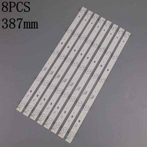 New 40 PCS/lot 5LED 387mm LED backlight strip for Philco PH40R86 400S8605X8-B0040 E34036 40S-4-10 1.00.1.388015S01R V1