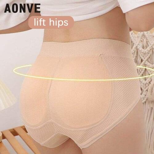 Flat Belly Sheathing Panties Padded Women Push-up Panties Body Shapewear Women Summer Sexy Lingerie Black Briefs Plus Size XL