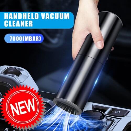 Portable Vacuum Cleaner Handheld Car Auto Vacuum 7000PA 120W Suction For Home Desktop Cleaning Wet Dry Mini Cleaner Tool