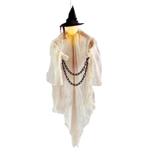 Horror Props Hanging Ornament Decorations Ornaments Witch Ghost For Farmhouse Yard Garden Patio Outdoor/Indoor Halloween Items
