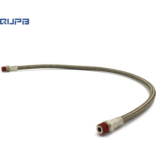 QUPB Paintball PCP Stainless Steel Braided Hose Paintball Equipment 20 INCHES Both End with 1/8NPT male Thread HSS002
