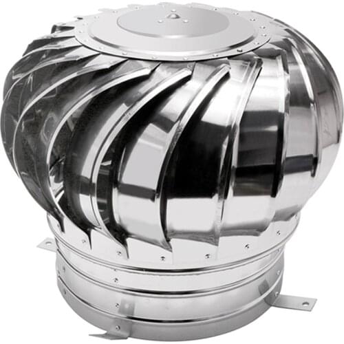 Stainless Steel Roof Ventilation Cap Without Power Natural Wind Power Ventilators High Quality Exhaust Caps For Factory Workshop