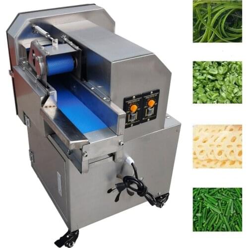 High Yield Vegetable Cutter Machine Potatoes Radishes Cabbage Green Onions Slicer Dicing Machine Food Processor