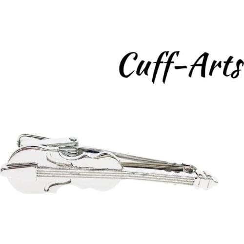 Tie Clip For Men Violin Music Tie Clip Novelty Men Tie Clip Male Business Gift for Mens Jewelry by Cuffarts T10028