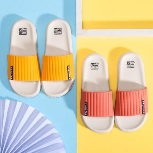 Plus Size 45 Couples Bathroom Shower Slippers Indoor Flip Flops Soft PVC Non-Slip Breathable Wear-Resistant Outdoor Footwear