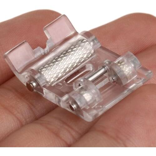 1Pc Metal Sewing Machine Low Shank Roller Presser Foot fit For Domestic Sewing Machine Brother Singer Janome 30mm*18mm