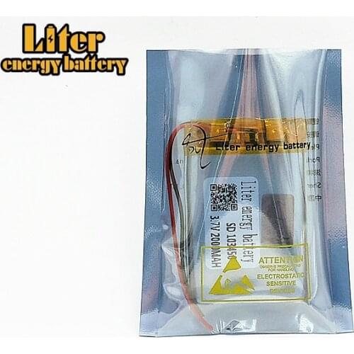 103450 3.7V 2000MAH lipo polymer lithium rechargeable battery for MP3 GPS navigator DVD recorder headset