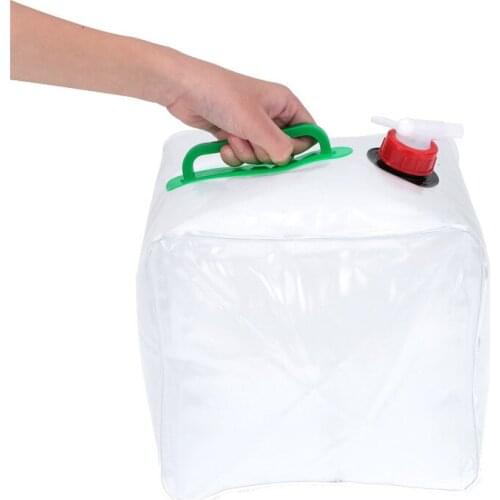 20L PVC Outdoor Folding Collapsible Drinking Water Bag Storage Car Carrier Container for Camping Hiking Picnic Water bucket