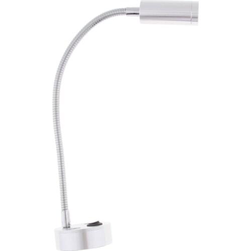 3W 12V Gooseneck LED Reading Light for Home RV Camper Marine Boat Motorhome Modern Fashion Design Looks Beautiful