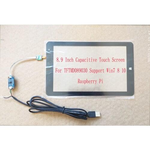 8.9inch TFTMD089030 Dedicated USB Touch Screen 5fingers Touch Support Win7 8 10 Raspberry Pi Linux Android