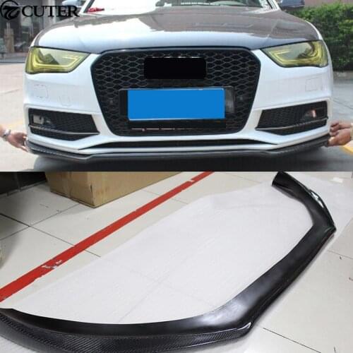 A4 B9 S-LINE Carbon Fiber Car Body Kits front bumper front lip for Audi A4 B9 S-LINE 13-16