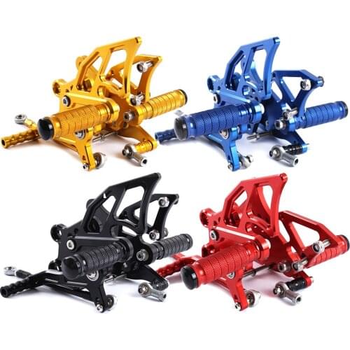 Motorcycle CNC Aluminum Raise the pedal assembly Adjustable Rearsets Rear Sets Foot Pegs For Yamaha YZF R25 /R3 2015-20106
