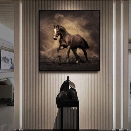 Running Horse Canvas Wall Art Painting Animals Pictures Home Wall Decor Art Posters And Prints Horse Canvas Prints Cuadros Decor