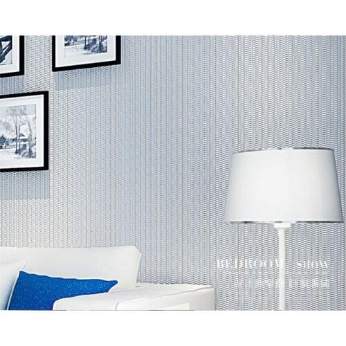 Beibehang modern pure color stripe wallpaper plain coloured 3 d sitting room bedroom hotel teahouse background wall 3d wallpaper
