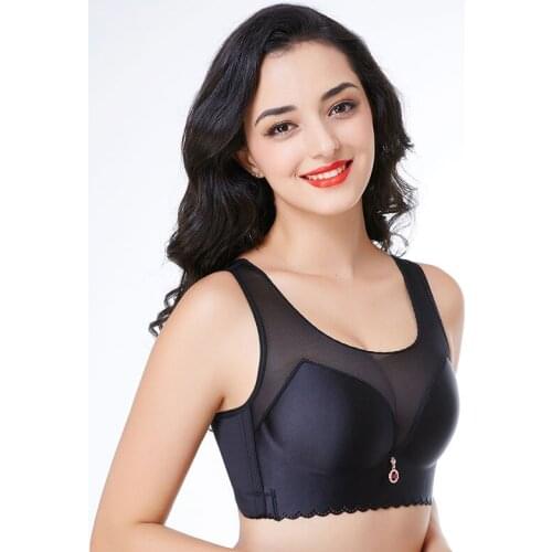 Ultra-thin large bra Traceless breast brush Thin Cotton Cup underwear Sexy anti-light Enlarge the cup push up plus size bra