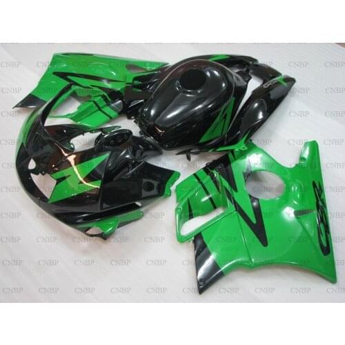CBR600 F2 1991 - 1994 Motorcycle Fairing CBR600F2 1993 Fairing CBR600F2 93 94 Pearl Green Black Abs Fairing