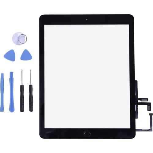 Touch Screen Digitizer for iPad 9.7(2017)- Front Glass Replacement with Home Button & Tool Repair Kit (A1822, A1823)