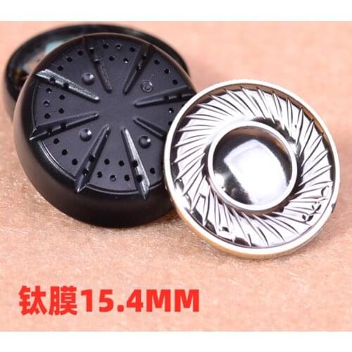 15.4mm Speaker unit Titanium film 32ohms/64ohms 2pcs
