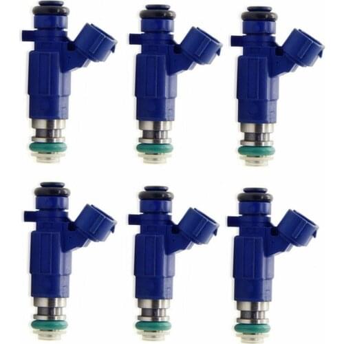6Pcs Fuel Injector Nozzle for Nissan Safari Patrol GTR Skyline R34 RB25DET 2.5 16600-AA500 FBJE100 16600AA500