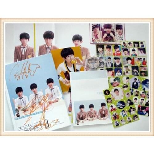 TFBOYS TF BOYS Autographed signed Manual of Youth CD album+poster chinese official version new chinese 01.2016