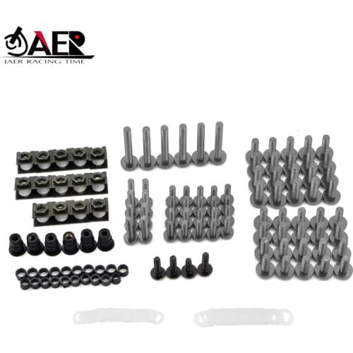JAER Universal Fairing Bolt Kit Fastener Clips Bodywork Screws for Honda CBR600 F F2 F3 F4 F4i CBR 600RR 900RR 929RR 954RR