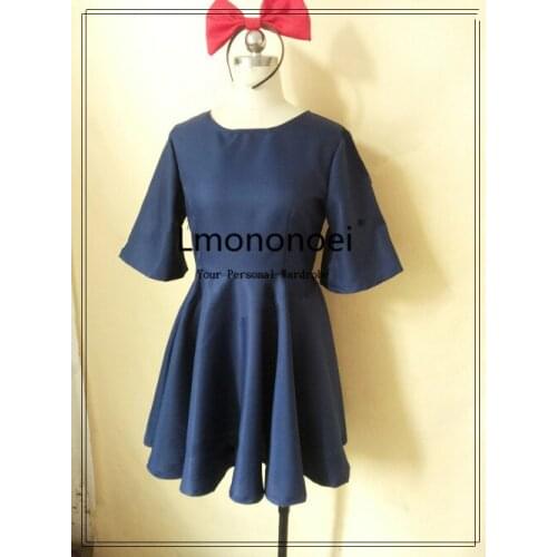 Lmononoei Kiki Delivery Service Cosplay Costume+Bag+Hairband Customize Any Size