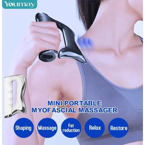 Youmay Mini Massage Gun Deep Tissue Percussion Muscle Electric Massager for Neck Body Back Relaxation Pain Relief Fascia Gun