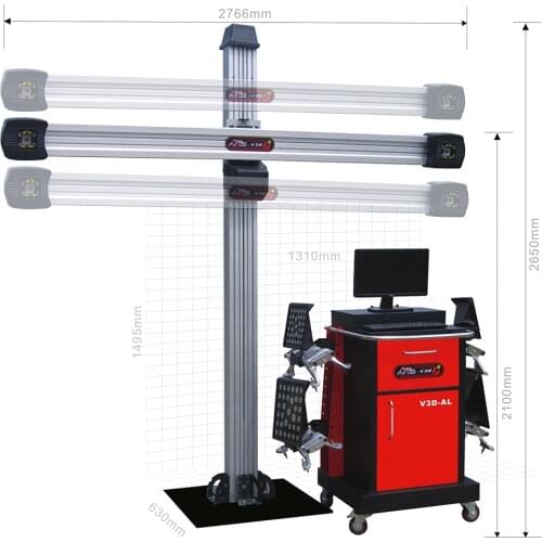 Multi-model 3D Four Wheel Alignment 3d Wheel Alignment Machine