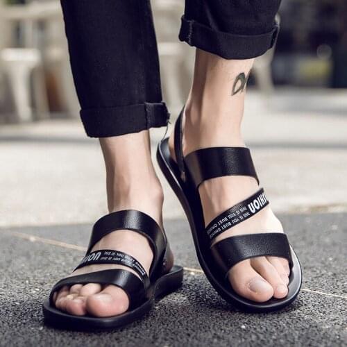 Man da slide rubber heren herren vietnam men piscine for ete sandel uomo beach sandles shoes sandalias playa de masculino 2020