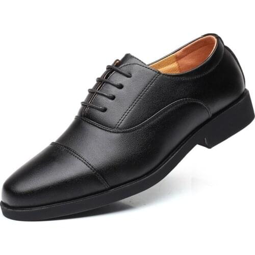 Luxury Business Oxford Leather Shoes Men Breathable Rubber Formal Dress Shoes Male Office Wedding Flats Footwear Mocassin Homme