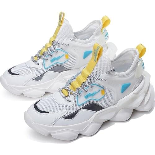 Abhoth Men Sneaker Breathable Mesh Sport Shoes Athletic Non-slip Height Increasing Black Shoes Men Trainer Outdoor Running Shoes