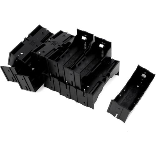 Set Sale Plastic Single 26650 Battery Holder Case Storage Box 10Pcs Black