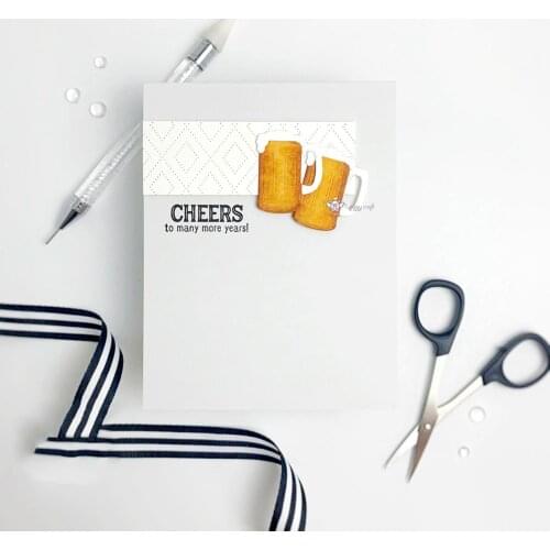 New Beer mug decoration metal Cutting Dies Stencils DIY Scrapbooking Paper/photo Cards Embossing Dies