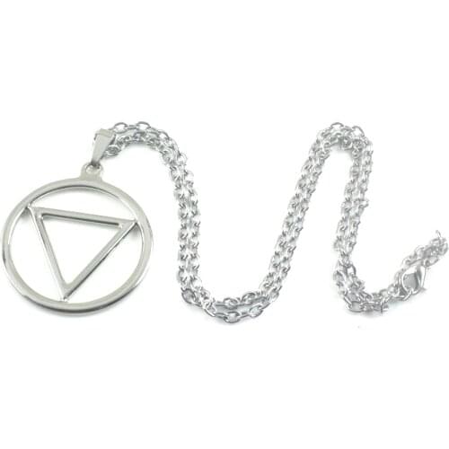 Anime cosplay hidan pendant necklace triangle circle collars Geometric Star red Cloud fashion pendants Necklace For Men Women