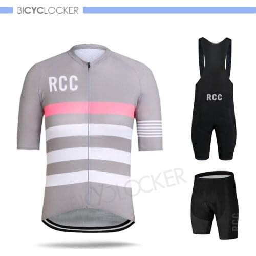 Rcc Cycling Clothes Men Short Sleeve Jersey Set Bike Suits Mtb Team Uniform 2020 Summer Ropa Ciclismo Roupas Ciclistas