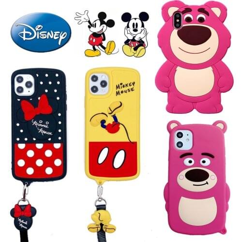 2021 Disney Mickey Minnie Cartoon Cute Couples Silicone Soft Phone Case for IPhone 12 Mini 12 11 Pro Max XS MAX XR X 7 8 Plus SE