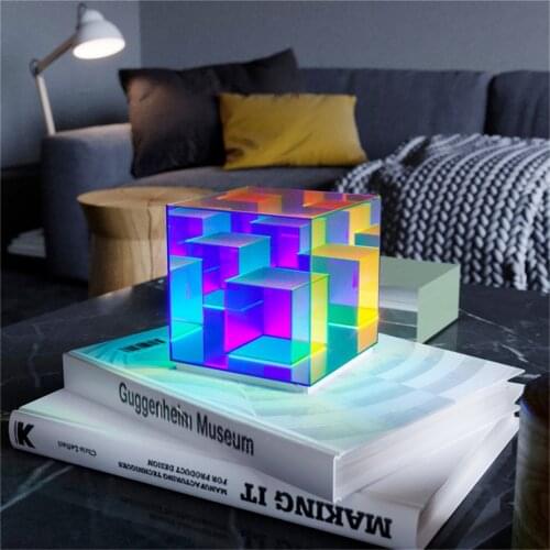 Nordic USB LED Table Lamp for Bedroom Modern Magician Lamp Living Room Home Decor Table Light Bedside Color Desk Lamps Lighting