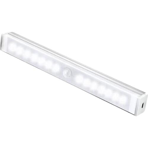 LED Night Light Motion Sensor Wireless USB Rechargeable Portable Motion for Reading Kitchen Cabinet Wardrobe Lamp