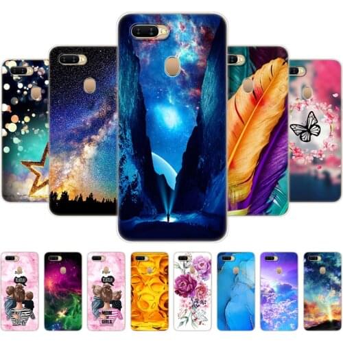 For OPPO A5S Case 6.2" Soft Silicon TPU Back Phone Cover For Oppo A 5S OppoA5s CPH1909 Bumper Bag Fundas Coque Shell Starry sky