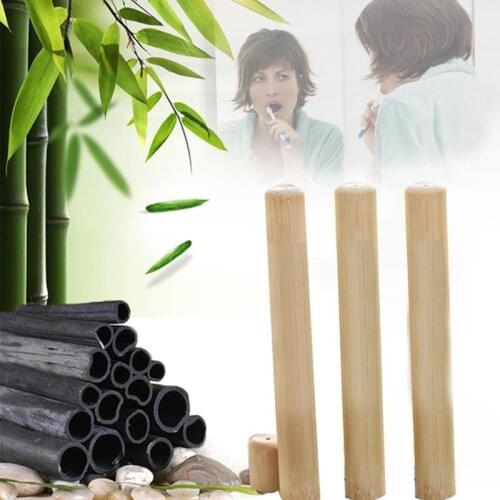 Toothbrush Eco Friendly Bamboo Tube with Portable Travel Storage Case Set SSwell