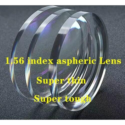 1.56 Index High Definition Glasses Prescription Aspherical Lens Optical Super-Tough Ultra-Thin Radiation Resistance For A Pair