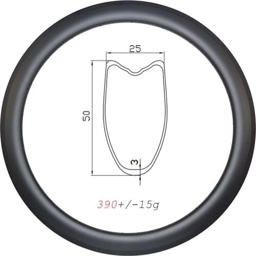 390g 50mm Deep Road Tubular Carbon Rims 700C Basalt Brake UD 3K 12K 25mm Wide 16H 18H 20H 21H 24H 28H Rim Brake bicycle wheels