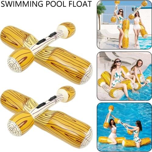 4PCS Inflatable Pool Float Portable Outdoor Swimming Pool Accessories Floating Seat Boat Longue with Paddles Toys for Water Game