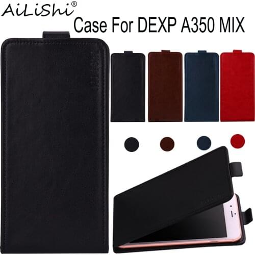 AiLiShi Case For DEXP A350 MIX Luxury Flip Top Quality PU Leather Case DEXP Exclusive 100% Phone Protective Cover Skin+Tracking