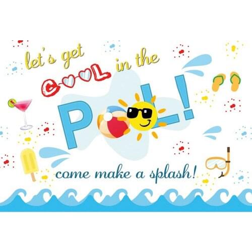 Billiards Party White Black Background Baby Birthday Party Photo Studio Photography Vinyl Decoration Background Painting